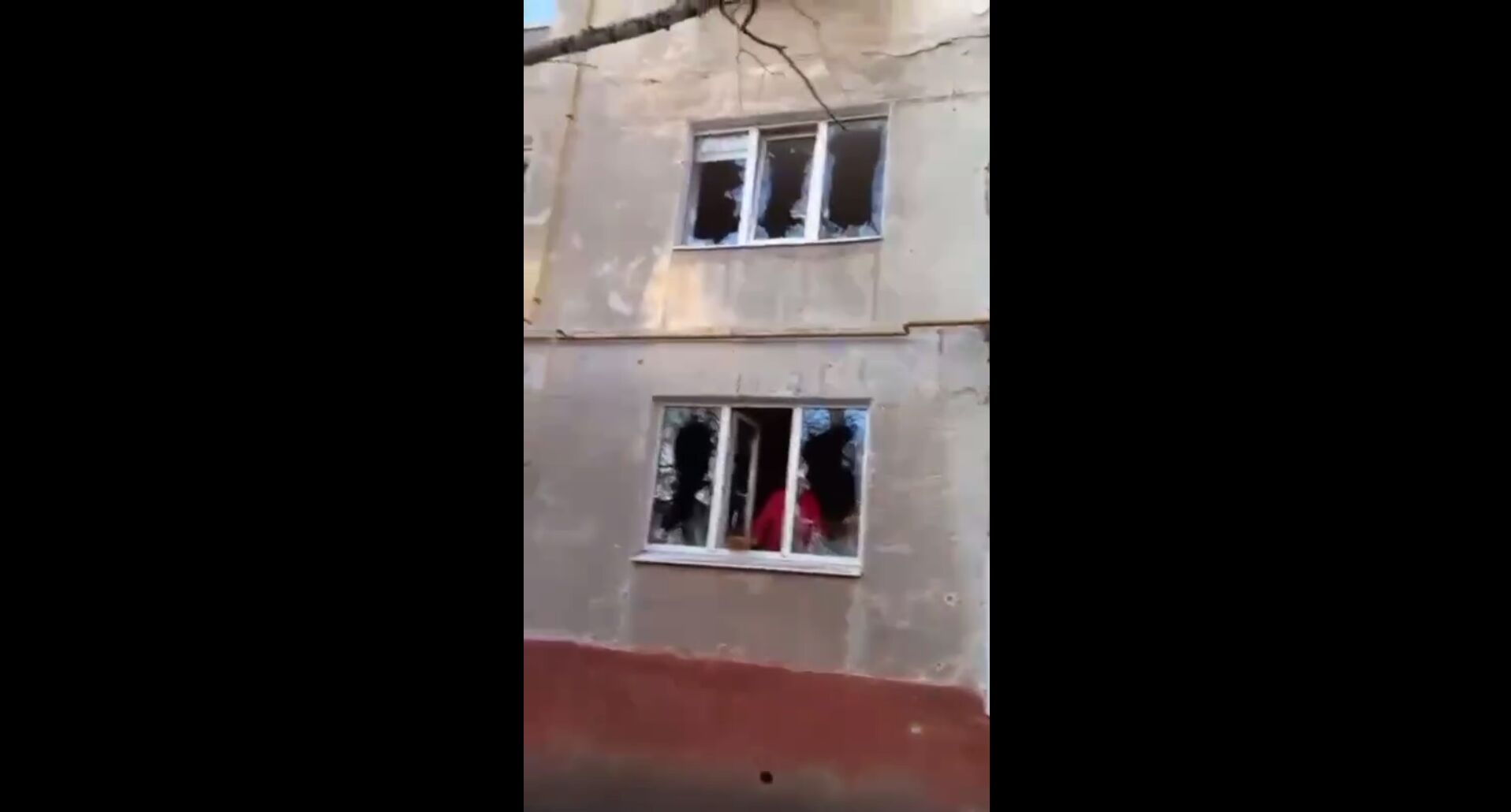 Появилось видео сегодняшних обстрелов в Горловке