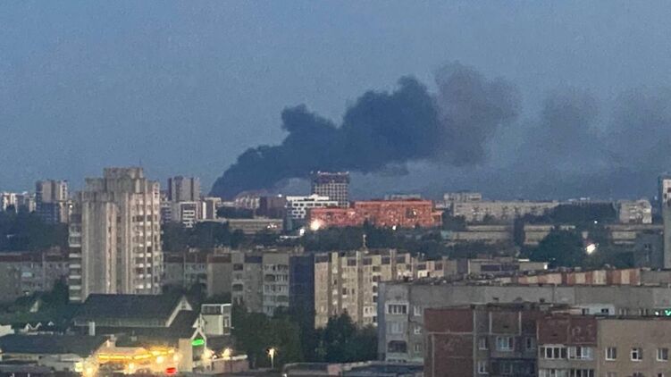 Прилет по Львову в ночь на субботу