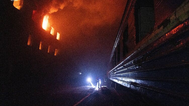 Последствия удара по Сумщине. Фото: ГСЧС