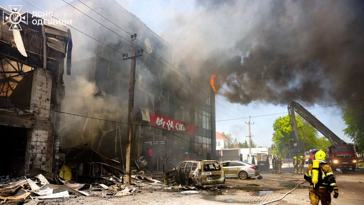 Прилет по алкомаркету в Одессе