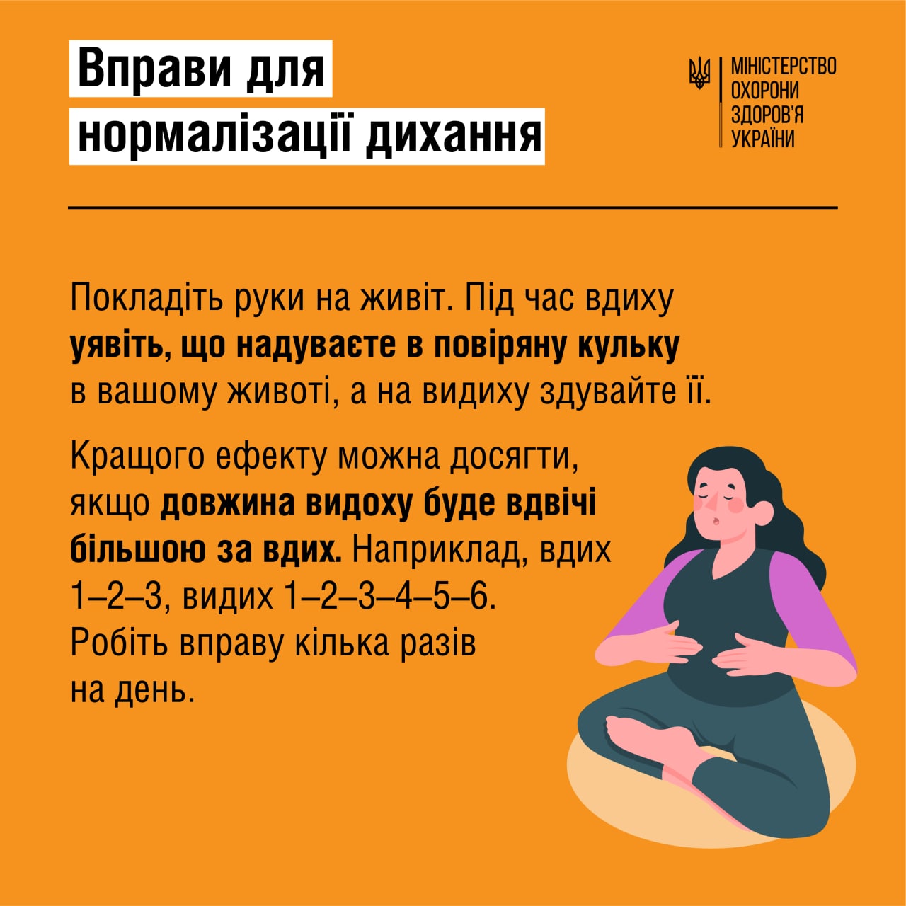 Упражнения для нормализации дыхания