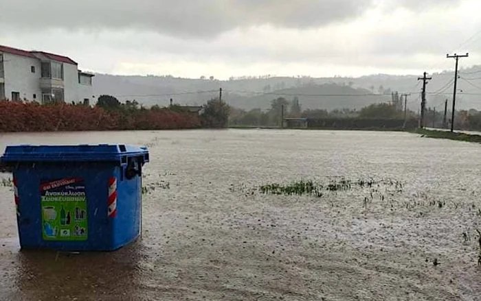В Греции после масштабных пожаров несколько районов затопило из-за мощных ливней