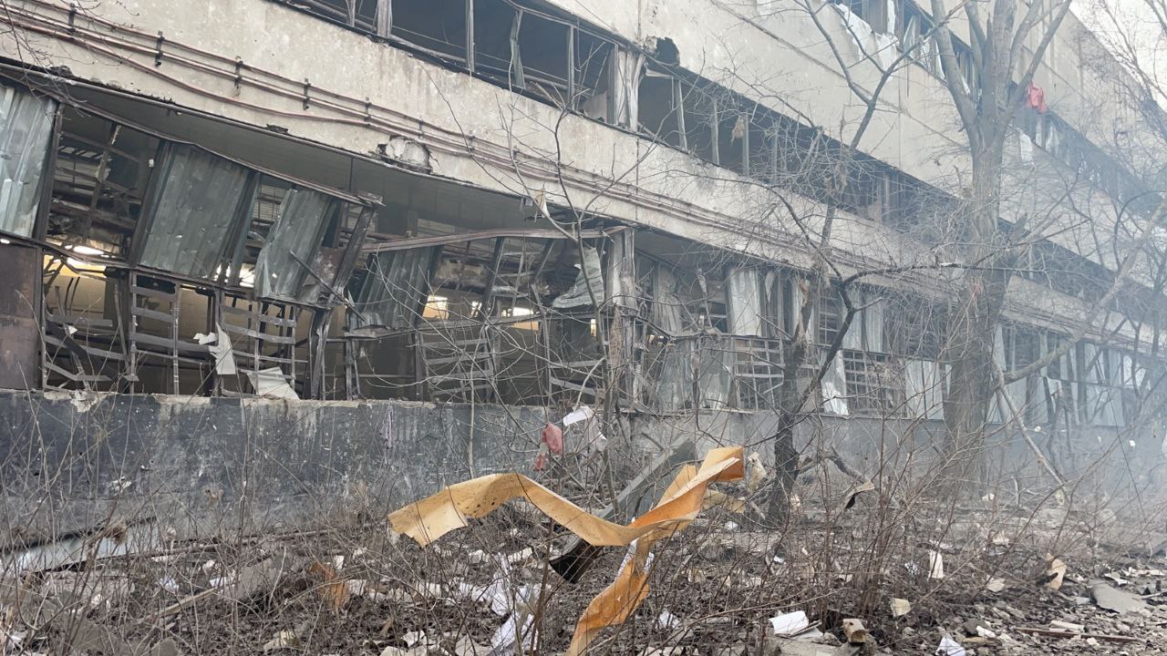 Последствия ракетного удара по Краматорску