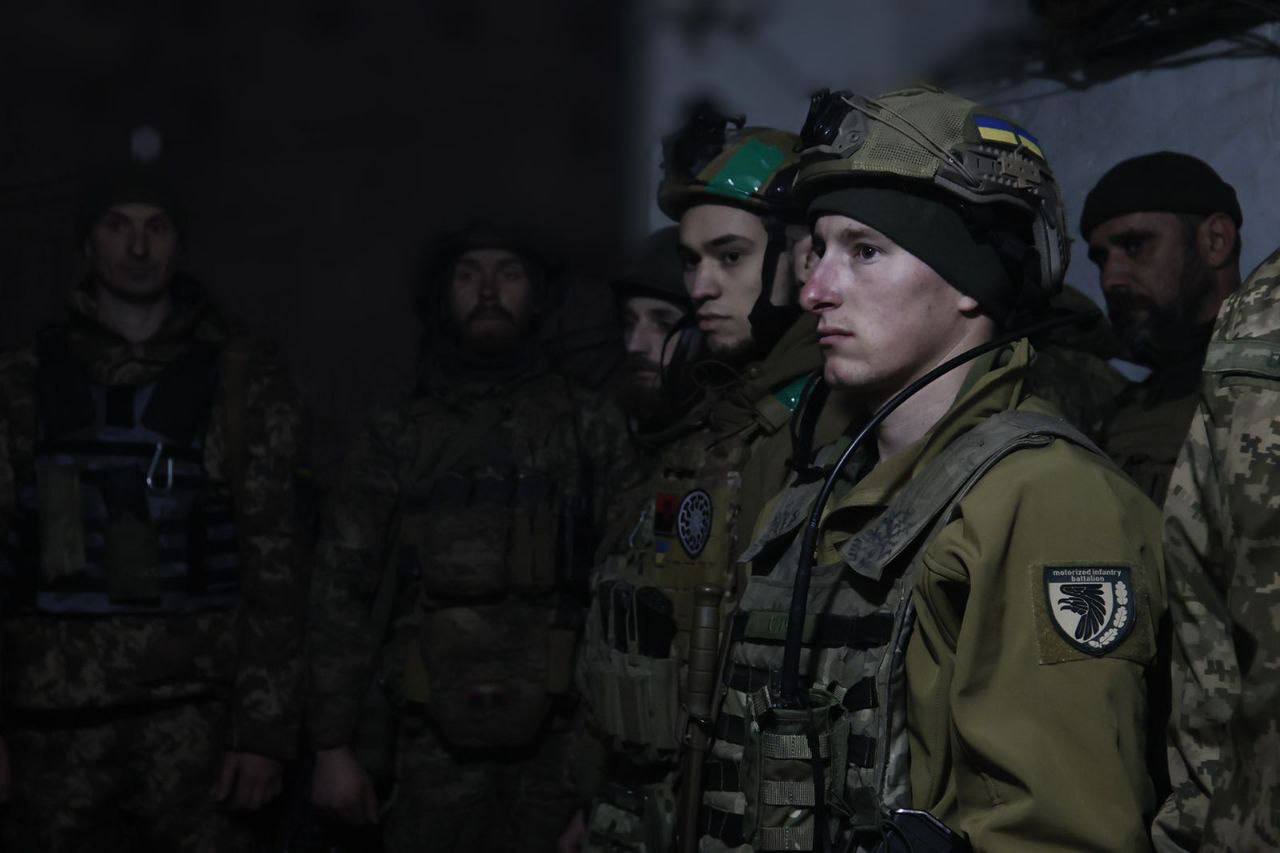 Сырский посетил Бахмут