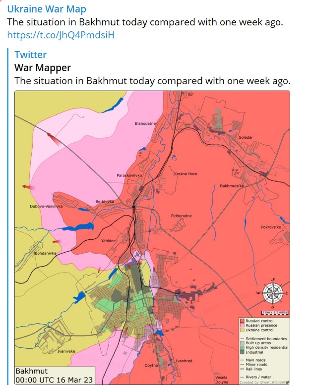 Що відбувається у Бахмуті