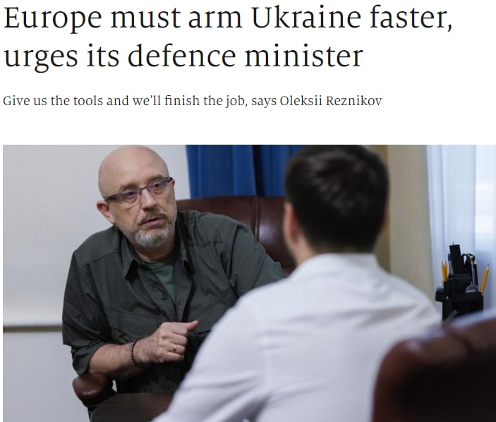 Резников дал интервью изданию The Economist