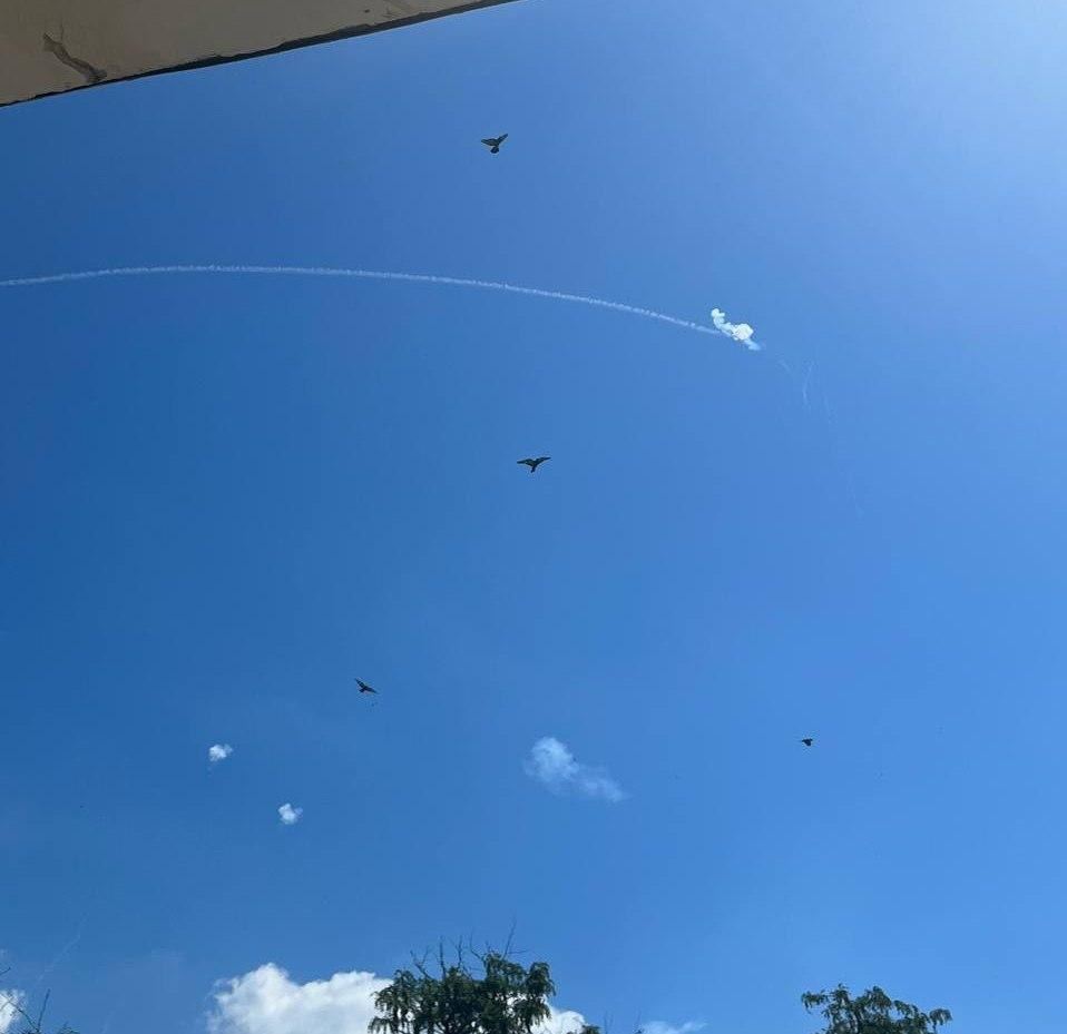 Перехваченная в Одессе российская ракета. Фото из Телеграм