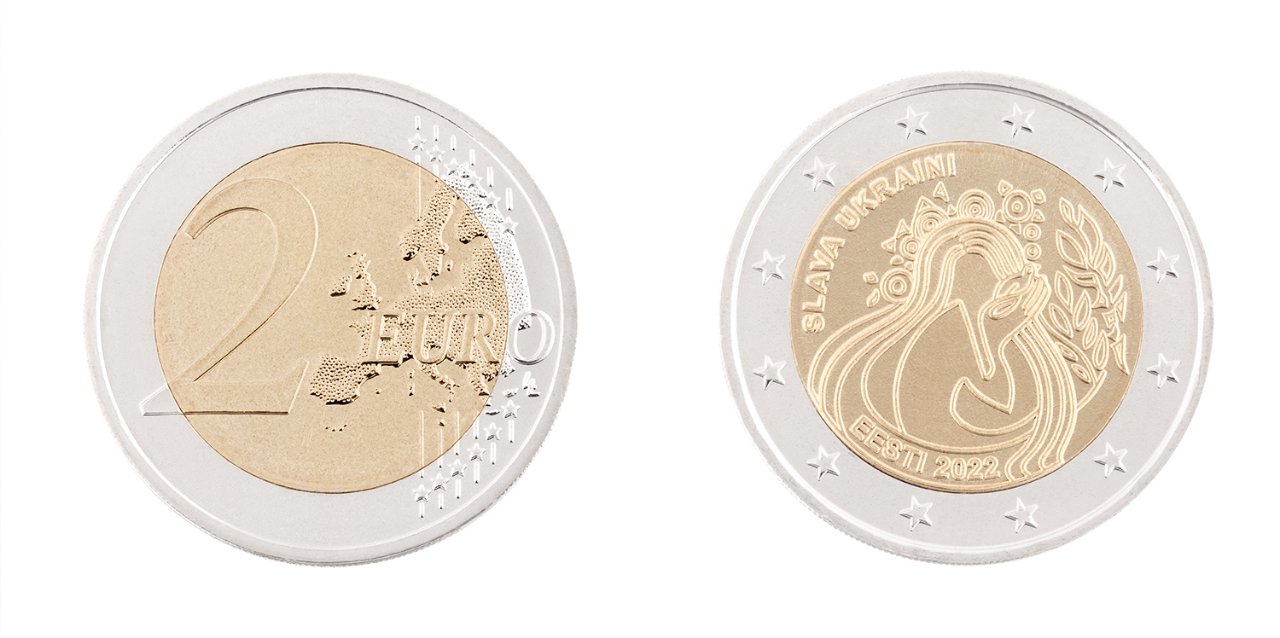 Эстония выпустит монету в честь Украины