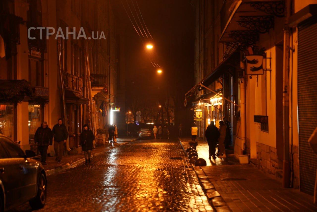 Блэкаут во Львове