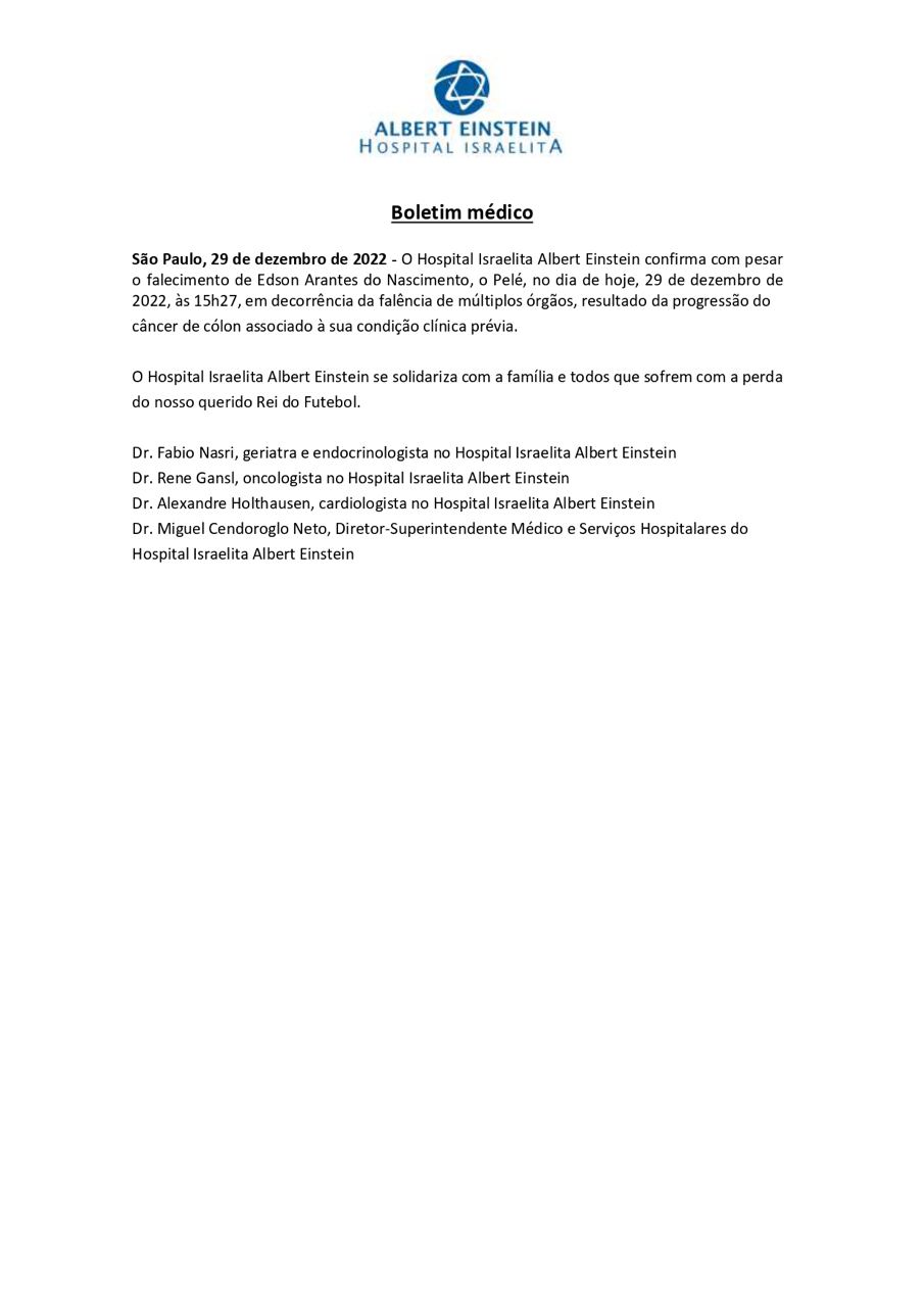 Причина смерти Пеле