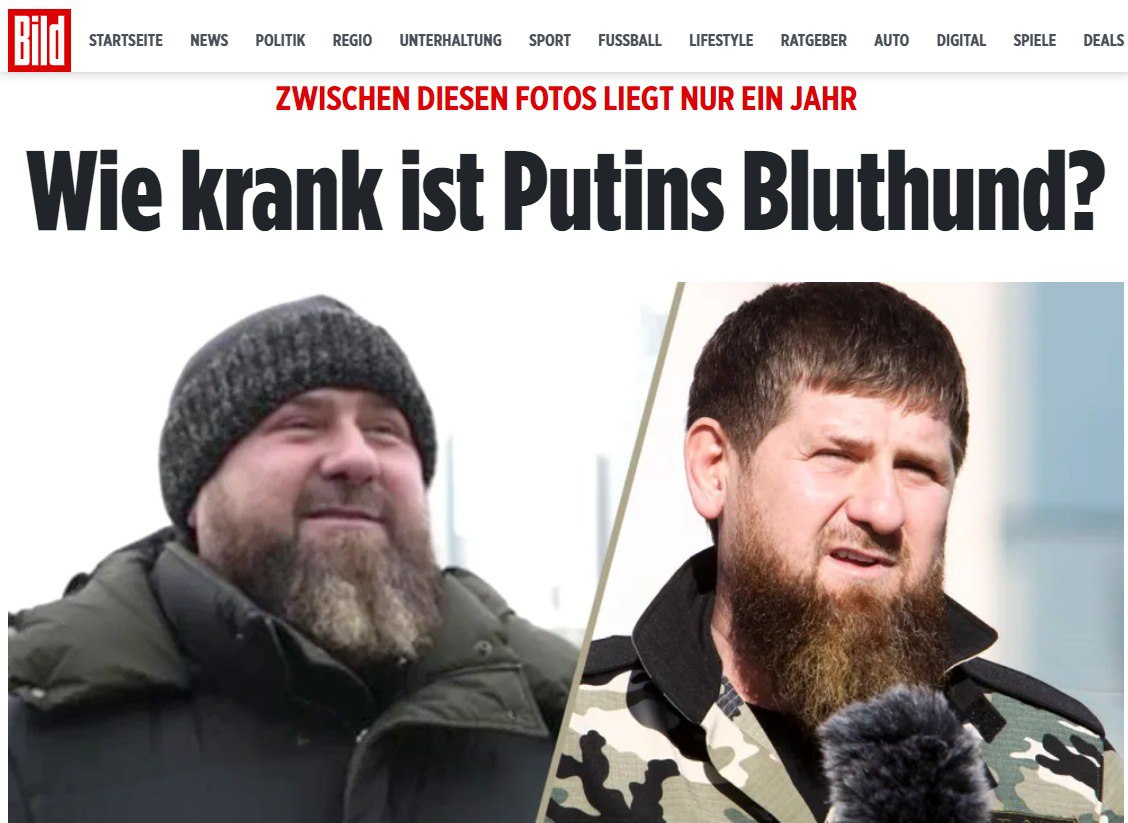 За неофіційною інформацією, у Кадирова проблеми з нирками