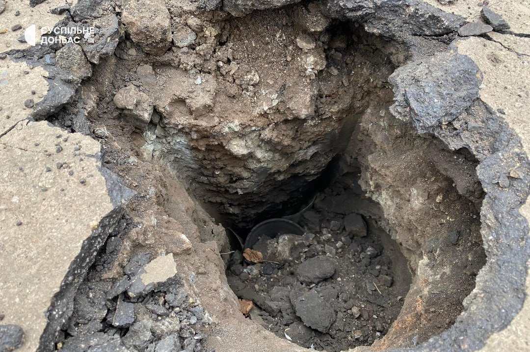 Последствия обстрела Константиновки