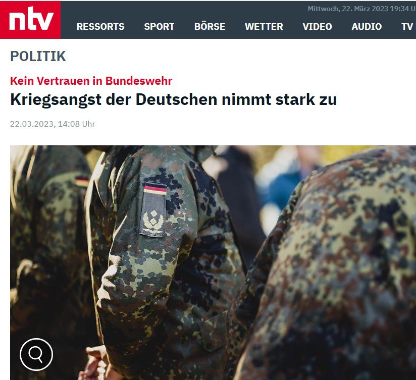 55% німців бояться, що Німеччина буде втягнута у війну