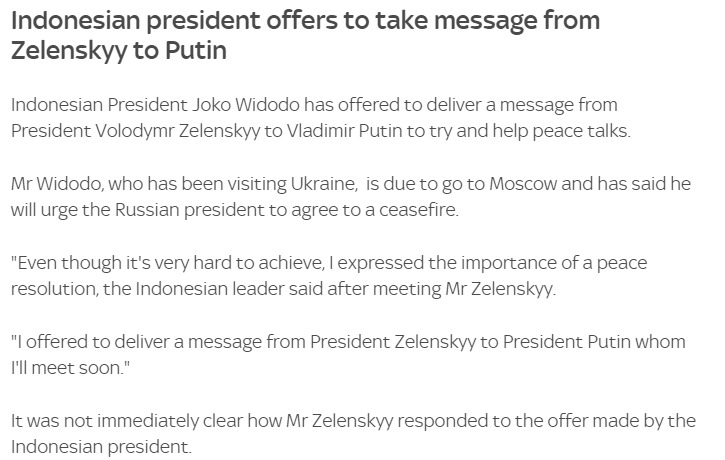 Скриншот с сайта Sky News