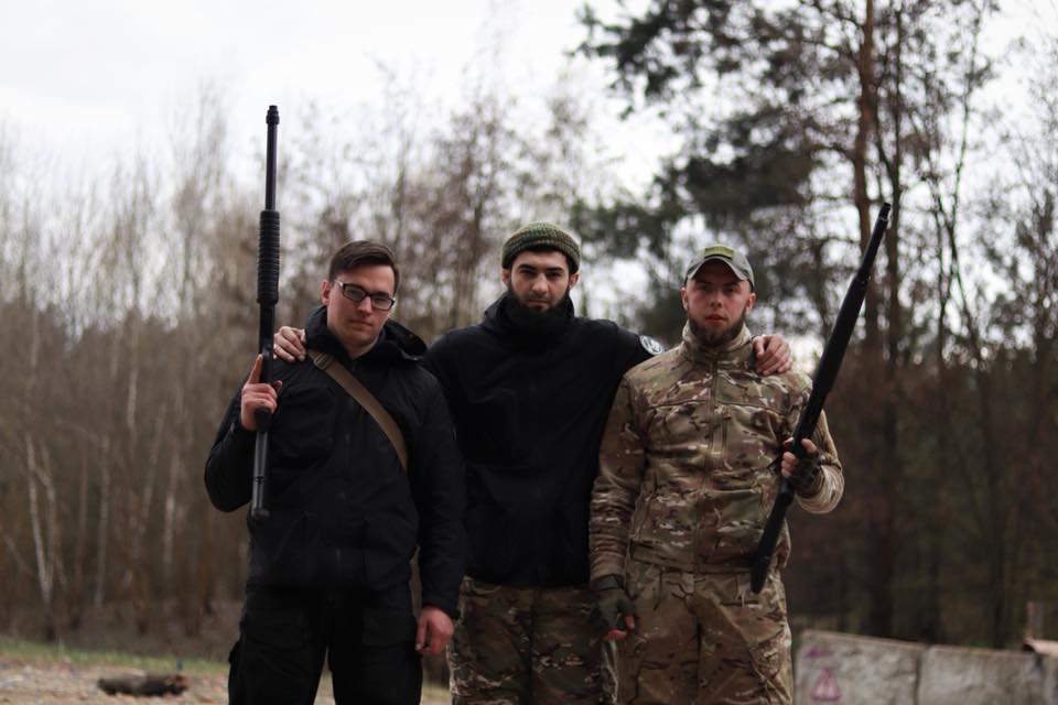 Юрий Ткаченко с побратимами, фото:&nbsp;facebook.com/yuri.tkachenko.ua