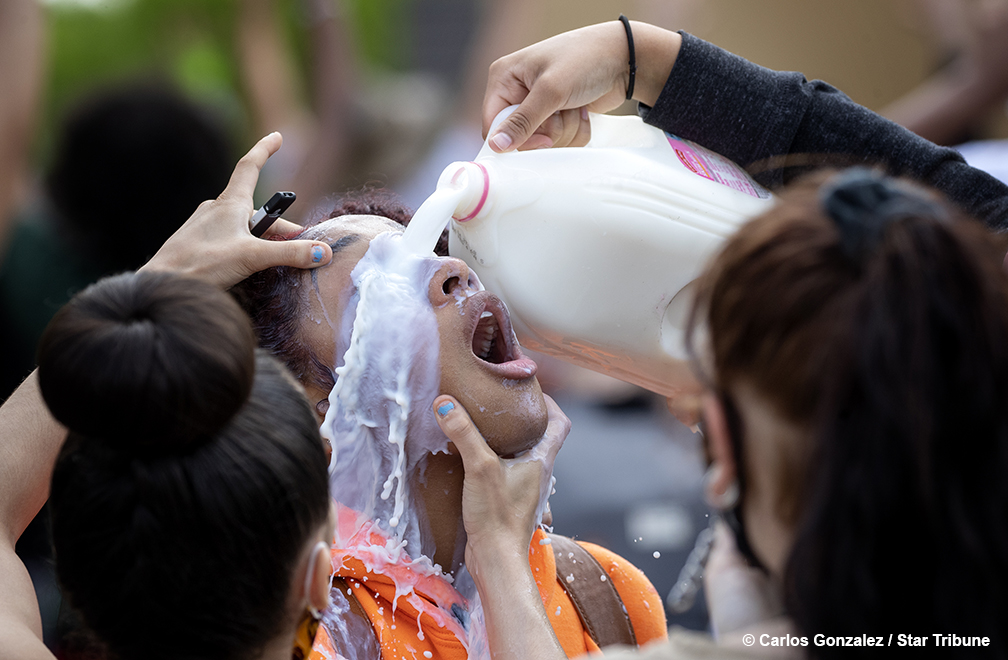 протесты в США Фото:&nbsp;Carlos Gonzalez/Star Tribune/twitter