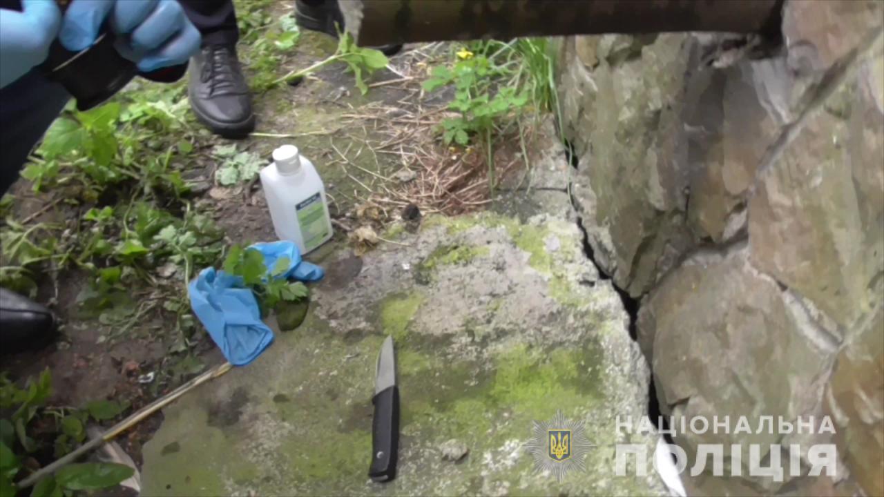 Фото с места преступления.&nbsp;vn.npu.gov.ua