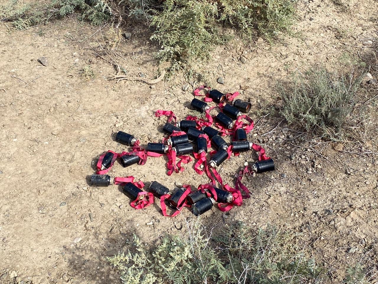 Фрагменты армянского боеприпаса