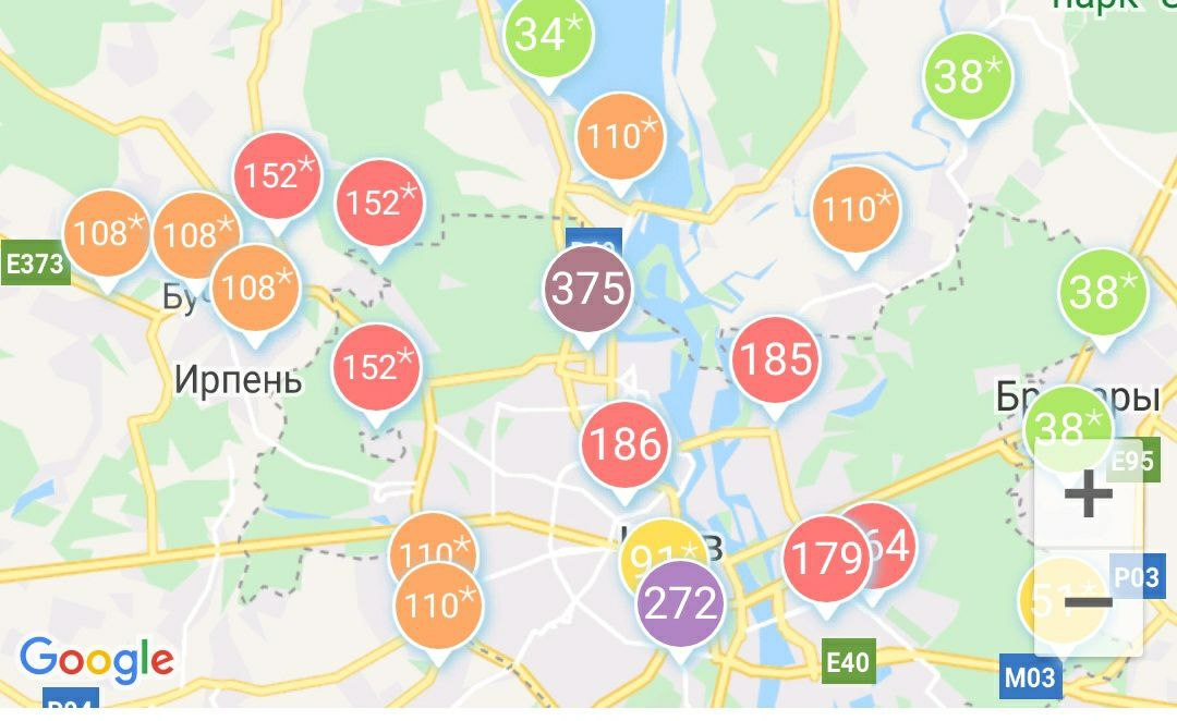 Скриншот: Air Visual