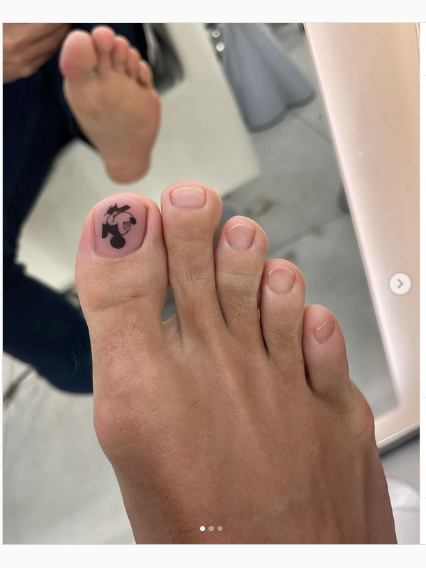 Новый педикюр Галкина