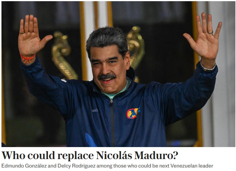 Снимок заголовка на telegraph.co.uk - Мадуро говорил с Трампом об условиях своего ухода под гарантии безопасности