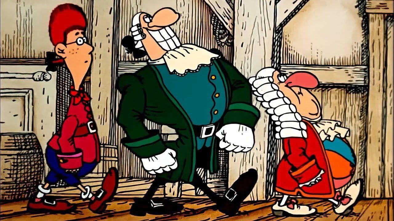 Кадр из мультфильма "Остров сокровищ"