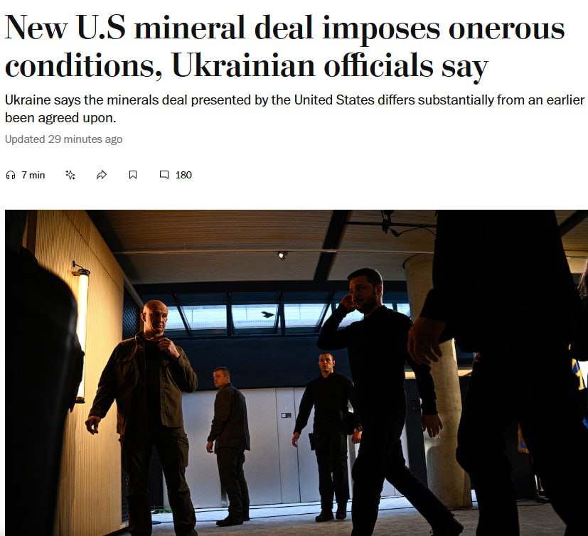 Снимок заголовка на washingtonpost.com