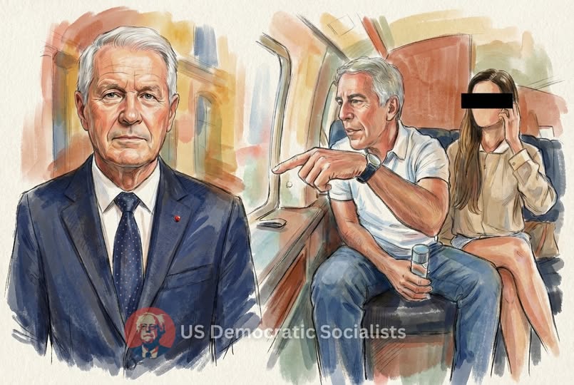 Снимок иллюстрации к сообщению U.S. Democratic Socialists в Фейсбуке &ndash; Бывшего премьера Норвегии арестовали после вскрытия его переписки с Эпштейном