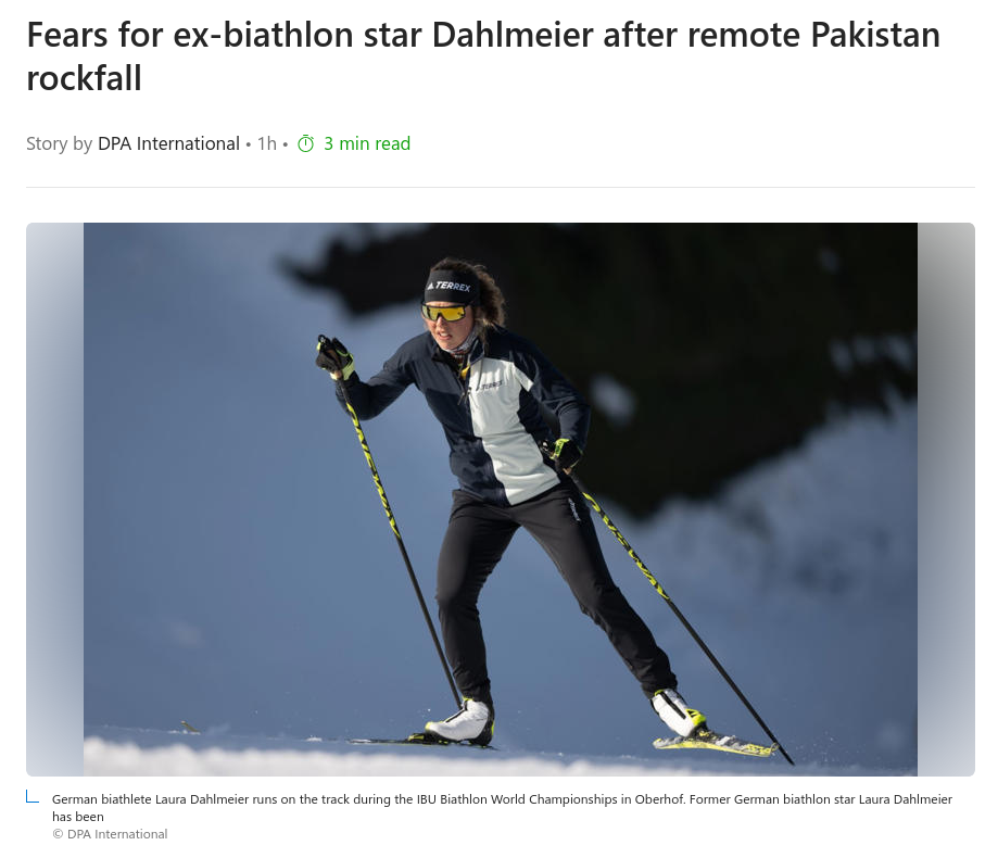 Снимок заголовка на msn.com