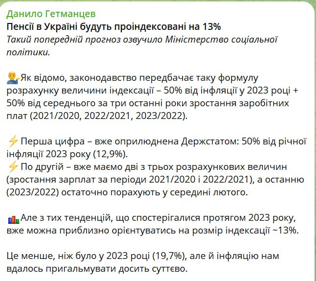 Снимок сообщения в Телеграм